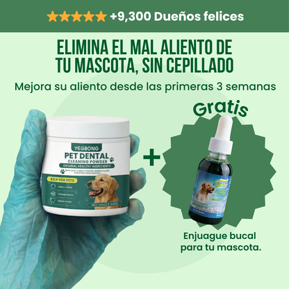 Pet Dental™ - El fin definitivo al mal aliento de tu perro en 3 semanas