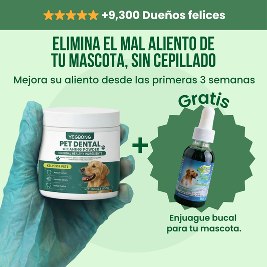 Pet Dental™ - El fin definitivo al mal aliento de tu perro en 3 semanas